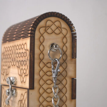 Intra απο ξύλο plywood 3mm-4mm πάχος - Μίνι Ξύλινο Πορτοφόλι Δίασταση 30x30 cm Intraeaxys-eo4qgl87 - Image 3