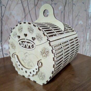 Intra απο ξύλο plywood 3mm-4mm πάχος - Ξύλινο Διακοσμητικό Καλάθι Αρχείο DWG Δίασταση 30x30 cm Intraeaxys-d1lv8mzo - Image 3