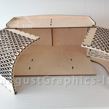 Intra απο ξύλο plywood 3mm-4mm πάχος - Ξύλινο κουτί ψωμιού με μπροστινές ανοιγόμενες πόρτες Δίασταση 30x30 cm Intraeaxys-zo9y0zr7 - Image 4