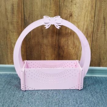 Intra απο ξύλο plywood 3mm-4mm πάχος - Ξύλινο διακοσμητικό τετράγωνο πρότυπο καλαθιού Δίασταση 30x30 cm Intraeaxys-51rr4pv1 - Image 1