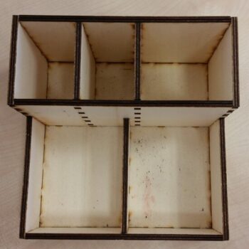 Intra απο ξύλο plywood 3mm-4mm πάχος - Κουτί αποθήκευσης γραφείου Δίασταση 30x30 cm Intraeaxys-lopq45z7 - Image 3