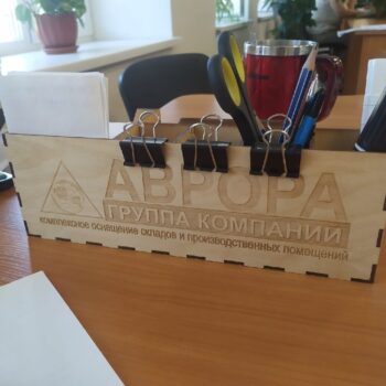 Intra απο ξύλο plywood 3mm-4mm πάχος - Επιτραπέζια οργάνωση γραφικής ύλης πολλαπλών λειτουργιών Δίασταση 30x30 cm Intraeaxys-075yxv8o - Image 4