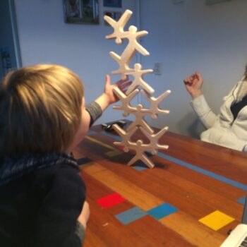 Intra απο ξύλο plywood 3mm-4mm πάχος - CNC Router Wooden Stacking People Toy Δίασταση 30x30 cm Intraeaxys-eo0qdy51 - Image 3