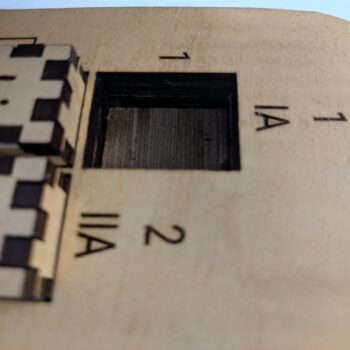 Intra απο ξύλο plywood 3mm-4mm πάχος - Περιοδικός Πίνακας Δίασταση 30x30 cm Intraeaxys-r7vmx327 - Image 4