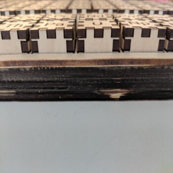 Intra απο ξύλο plywood 3mm-4mm πάχος - Περιοδικός Πίνακας Δίασταση 30x30 cm Intraeaxys-r7vmx327 - Image 5