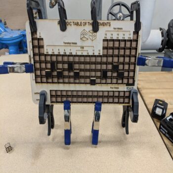 Intra απο ξύλο plywood 3mm-4mm πάχος - Περιοδικός Πίνακας Δίασταση 30x30 cm Intraeaxys-r7vmx327 - Image 9