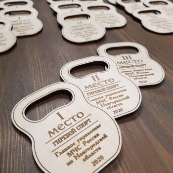 Intra απο ξύλο plywood 3mm-4mm πάχος - Μετάλλιο άρσης Kettlebell Δίασταση 30x30 cm Intraeaxys-075y9q3o - Image 3