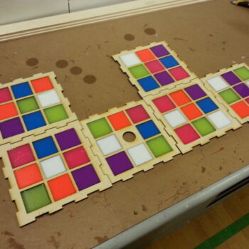 Intra απο ξύλο plywood 3mm-4mm πάχος - Χαριτωμένο φωτιστικό νύχτας Δίασταση 30x30 cm Intraeaxys-zo9yndy7 - Image 8