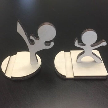 Intra απο ξύλο plywood 3mm-4mm πάχος - Τηλεφωνική βάση καράτε Δίασταση 30x30 cm Intraeaxys-voq262jo - Image 3