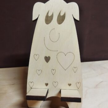 Intra απο ξύλο plywood 3mm-4mm πάχος - Ξύλινη χαριτωμένη βάση για κινητά Δίασταση 30x30 cm Intraeaxys-p7ymw0r7 - Image 1