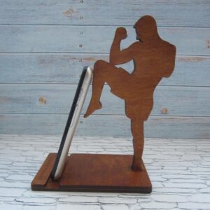 Intra απο ξύλο plywood 3mm-4mm πάχος - Βάση κινητού τηλεφώνου Boxer Δίασταση 30x30 cm Intraeaxys-lopq82k7