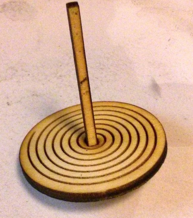 Intra απο ξύλο plywood 3mm-4mm πάχος - Spinning Top Δίασταση 30x30 cm Intraeaxys-ro6dqx37