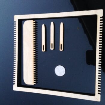 Intra απο ξύλο plywood 3mm-4mm πάχος - Ξυλούφανση αργαλειός Δίασταση 30x30 cm Intraeaxys-eo058691 - Image 1