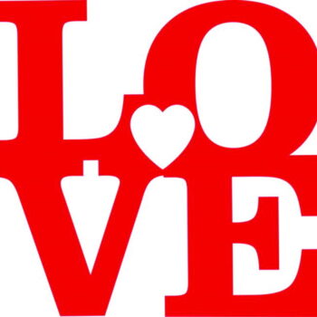 Intra απο ξύλο plywood 3mm-4mm πάχος - Διακόσμηση για την Ημέρα του Αγίου Βαλεντίνου με γράμματα αγάπης Δίασταση 30x30 cm Intraeaxys-075ywpko - Image 1