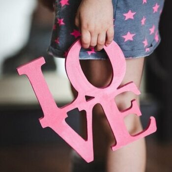 Intra απο ξύλο plywood 3mm-4mm πάχος - Διακόσμηση με σημάδια αγάπης Δίασταση 30x30 cm Intraeaxys-yon0l4p7 - Image 3