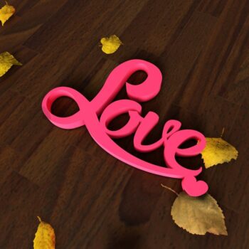 Intra απο ξύλο plywood 3mm-4mm πάχος - Love Heart Decor Δίασταση 30x30 cm Intraeaxys-eo4q2697 - Image 1