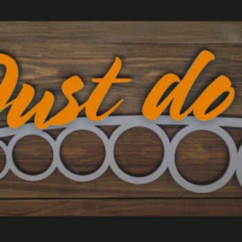 Intra απο ξύλο plywood 3mm-4mm πάχος - Just Do It Ne Lyublyu Seroe x3 Δίασταση 30x30 cm Intraeaxys-075w437z - Image 1