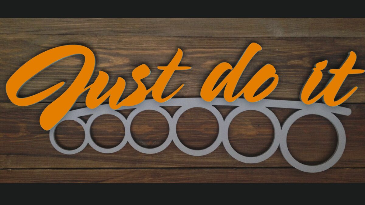 Intra απο ξύλο plywood 3mm-4mm πάχος - Just Do It Ne Lyublyu Seroe x3 Δίασταση 30x30 cm Intraeaxys-075w437z