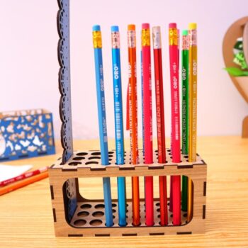 Intra απο ξύλο plywood 3mm-4mm πάχος - Μολυβοθήκη Με Ζυγαριά Organizer 3mm Mdf Δίασταση 30x30 cm Intraeaxys-pok3g297 - Image 9