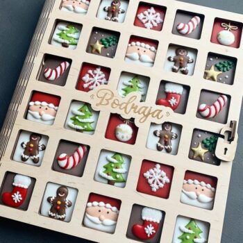 Intra απο ξύλο plywood 3mm-4mm πάχος - Gingerbread Box Κουτί παραμονής Χριστουγέννων Δίασταση 30x30 cm Intraeaxys-eoxljz4o - Image 1