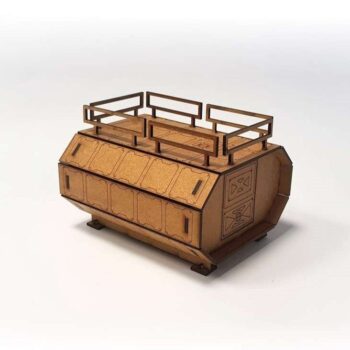 Intra απο ξύλο plywood 3mm-4mm πάχος - Έδαφος Sci Fi Habitat Μικρό Δίασταση 30x30 cm Intraeaxys-eo20grl7 - Image 1