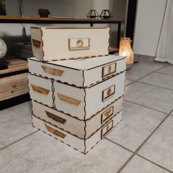 Intra απο ξύλο plywood 3mm-4mm πάχος - Κουτί αποθήκευσης μινιατούρα Warhammer Δίασταση 30x30 cm Intraeaxys-ro6yg927 - Image 1