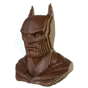 Intra απο ξύλο plywood 3mm-4mm πάχος - Batman Head Sculpture Wooden Art Δίασταση 30x30 cm Intraeaxys-eo0q6vw1