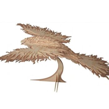 Intra απο ξύλο plywood 3mm-4mm πάχος - Phoenix 3D Puzzle 3mm Δίασταση 30x30 cm Intraeaxys-eoxl5g4o - Image 4