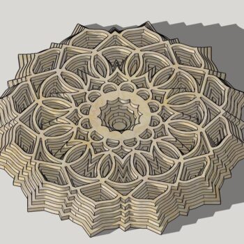 Intra απο ξύλο plywood 3mm-4mm πάχος - Πρότυπο πολυστρωματικής διακόσμησης Δίασταση 30x30 cm Intraeaxys-e1gknedo - Image 1