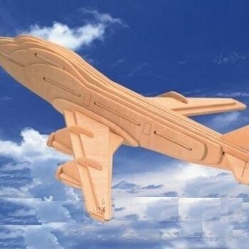 Intra απο ξύλο plywood 3mm-4mm πάχος - Αρχείο PDF παζλ Boeing 3D Δίασταση 30x30 cm Intraeaxys-p7yvk27q - Image 1