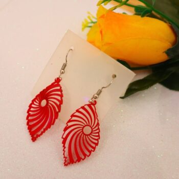 Intra απο ξύλο plywood 3mm-4mm πάχος - Σκουλαρίκια Ακρυλικά κοσμήματα Δίασταση 3x3 cm Intraeaxys-91jdm3g1 - Image 8