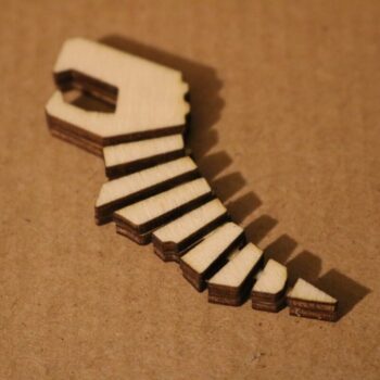 Intra απο ξύλο plywood 3mm-4mm πάχος - Μικροσκοπικό T-Rex Δίασταση 30x30 cm Intraeaxys-51rr5pm1 - Image 6