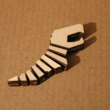 Intra απο ξύλο plywood 3mm-4mm πάχος - Μικροσκοπικό T-Rex Δίασταση 30x30 cm Intraeaxys-51rr5pm1 - Image 8