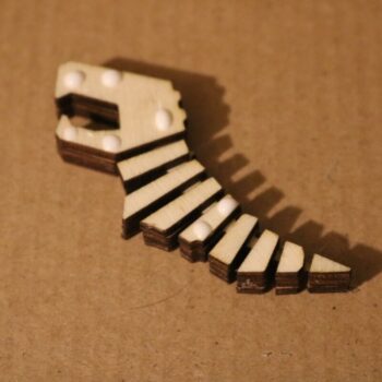 Intra απο ξύλο plywood 3mm-4mm πάχος - Μικροσκοπικό T-Rex Δίασταση 30x30 cm Intraeaxys-51rr5pm1 - Image 9