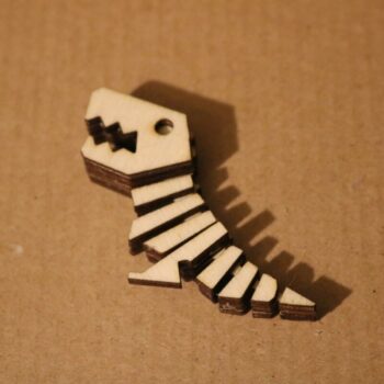 Intra απο ξύλο plywood 3mm-4mm πάχος - Μικροσκοπικό T-Rex Δίασταση 30x30 cm Intraeaxys-51rr5pm1 - Image 10