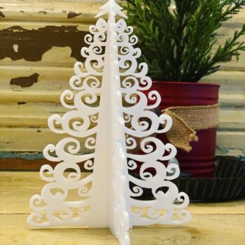 Intra απο ξύλο plywood 3mm-4mm πάχος - Πρότυπο χριστουγεννιάτικου δέντρου Δίασταση 30x30 cm Intraeaxys-joedve91 - Image 1