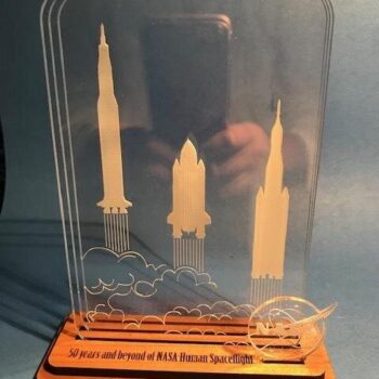 Intra απο ξύλο plywood 3mm-4mm πάχος - Πρότυπο σουβέρ πυραύλων Δίασταση 30x30 cm Intraeaxys-51rr4qm1 - Image 1