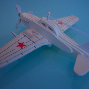 Intra απο ξύλο plywood 3mm-4mm πάχος - Ilyushin Il-2 Sturmovik 3D παζλ Δίασταση 30x30 cm Intraeaxys-yon0v627 - Image 3