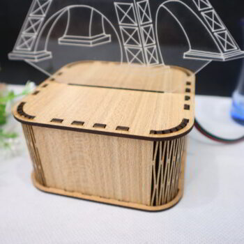 Intra απο ξύλο plywood 3mm-4mm πάχος - Ακρυλική Βάση Λαμπτήρα 3mm Δίασταση 30x30 cm Intraeaxys-voq2nx5o - Image 8