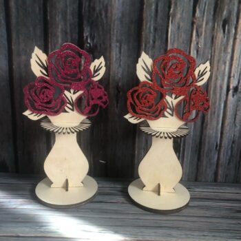 Intra απο ξύλο plywood 3mm-4mm πάχος - Θήκη για χαρτοπετσέτα λουλουδιών Δίασταση 30x30 cm Intraeaxys-078yxmjo - Image 1