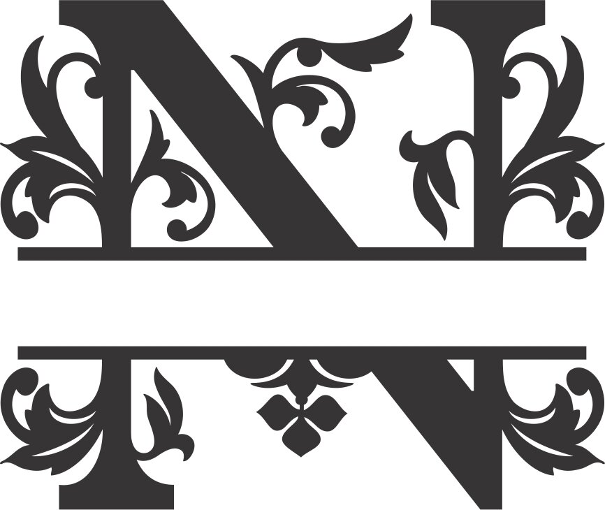 Intra απο ξύλο plywood 3mm-4mm πάχος - Regal Split Font N Δίασταση 30x30 cm Intraeaxys-r7vmq257