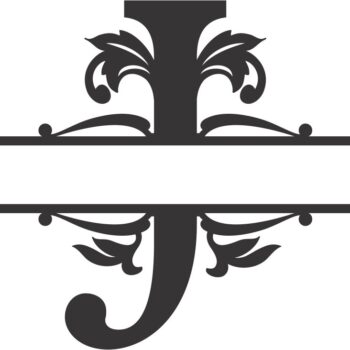 Intra απο ξύλο plywood 3mm-4mm πάχος - Regal Split Font J Δίασταση 30x30 cm Intraeaxys-075yzn0o - Image 1