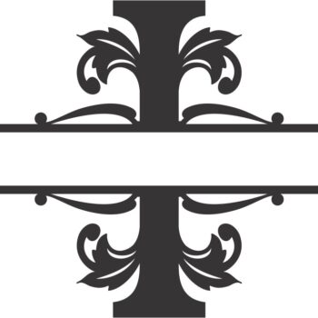 Intra απο ξύλο plywood 3mm-4mm πάχος - Regal Split Font I Δίασταση 30x30 cm Intraeaxys-yon0pg27 - Image 1