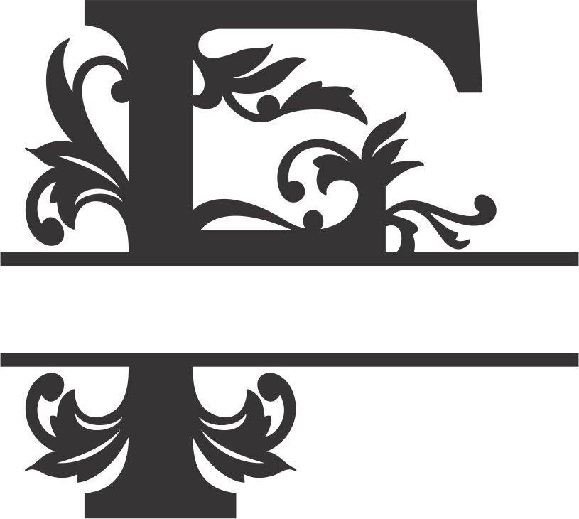 Intra απο ξύλο plywood 3mm-4mm πάχος - Regal Split Font F Δίασταση 30x30 cm Intraeaxys-eo20z267