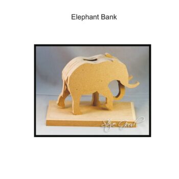 Intra απο ξύλο plywood 3mm-4mm πάχος - ting Αρχείο PDF Bank Elephant Δίασταση 30x30 cm Intraeaxys-0754r0oz - Image 1