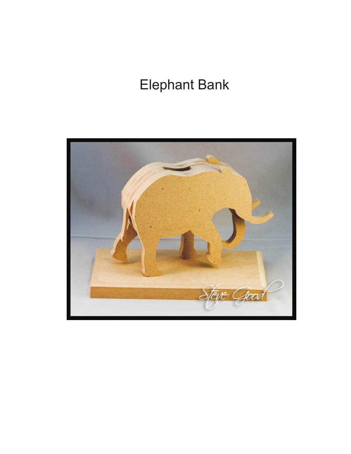 Intra απο ξύλο plywood 3mm-4mm πάχος - ting Αρχείο PDF Bank Elephant Δίασταση 30x30 cm Intraeaxys-0754r0oz