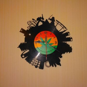 Intra απο ξύλο plywood 3mm-4mm πάχος - Ρολόι βινυλίου του Τόκιο Δίασταση 30x30 cm Intraeaxys-r1z2rpw1 - Image 1