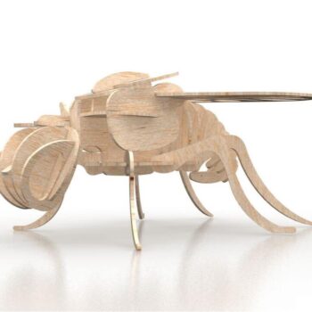 Intra απο ξύλο plywood 3mm-4mm πάχος - Fly 3D Puzzle Δίασταση 30x30 cm Intraeaxys-eoxl0r4o - Image 1