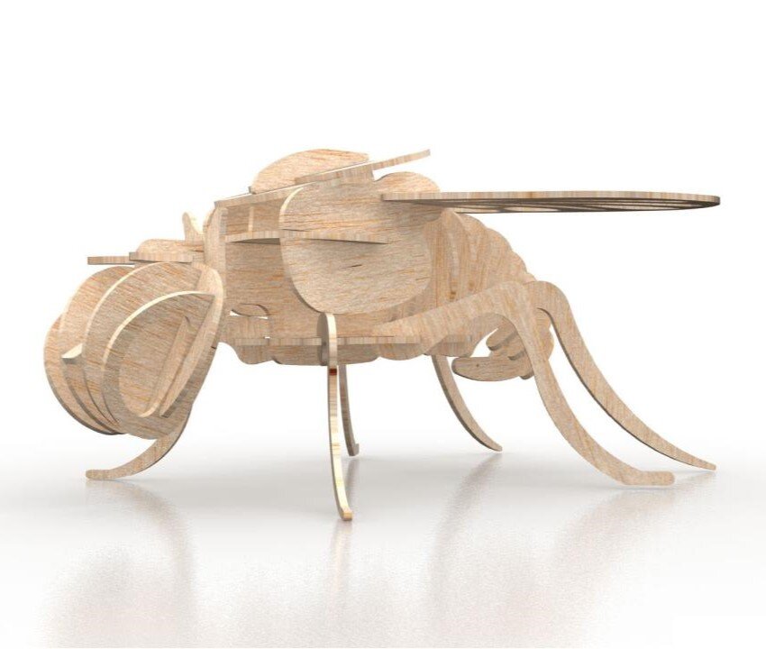 Intra απο ξύλο plywood 3mm-4mm πάχος - Fly 3D Puzzle Δίασταση 30x30 cm Intraeaxys-eoxl0r4o