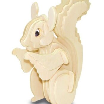 Intra απο ξύλο plywood 3mm-4mm πάχος - Σκίουρος 3D παζλ Δίασταση 30x30 cm Intraeaxys-eo4qp6g7 - Image 1